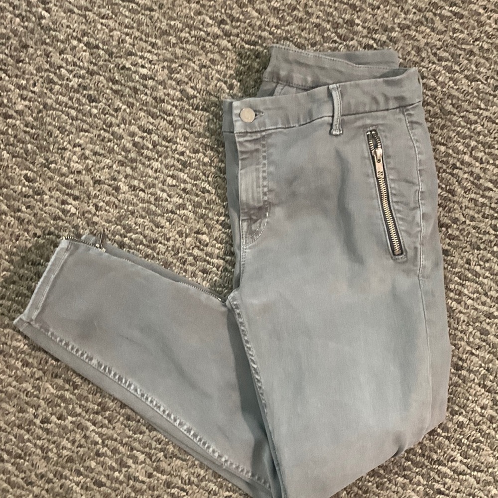 MOTHER Crop zip Muse Green from Nordstrom SZ 30